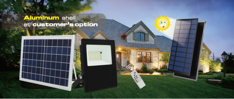 Vettam Solar LED Flood Light 240W (B43747), Outdoor Automatic Security Flood