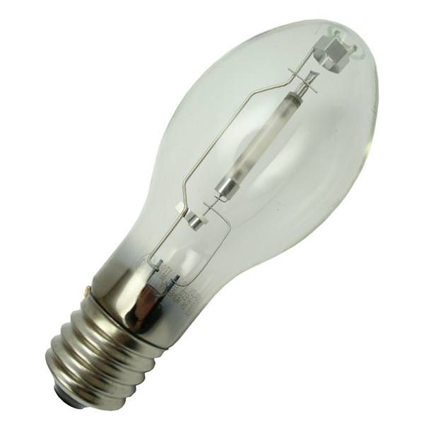 GE LU (Lucalox) 100W E40, High Pressure Sodium Lamp, Amber, Street Lighting