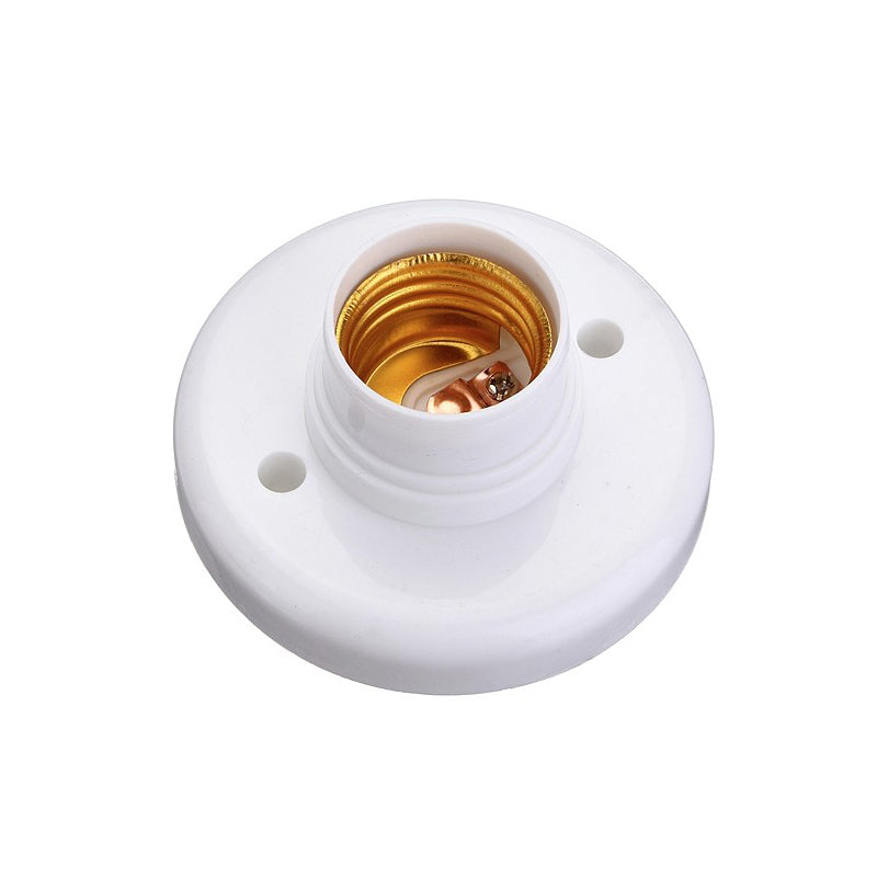 E27 Plastic Lamp Holder Socket, Screw Bulb Socket