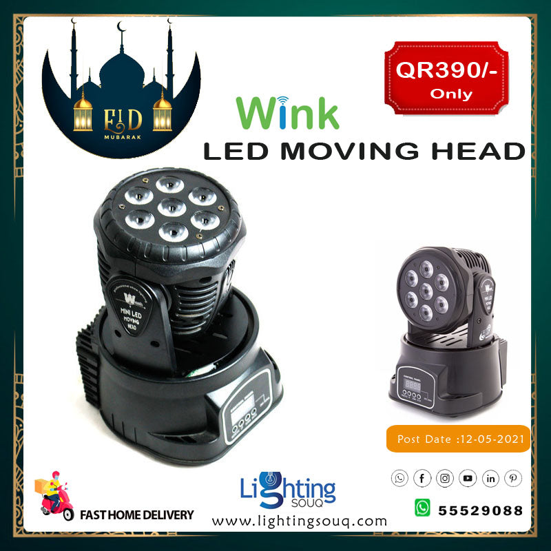 LED Moving Head Stage Light, DMX Disco and Party Light
