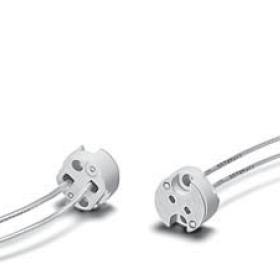 VS G4/GX5.3/GY6.35 Lamp Holder, Ceramic Socket for G4, GX5.3 and GY6.35 low-voltage capsule and reflector lamps