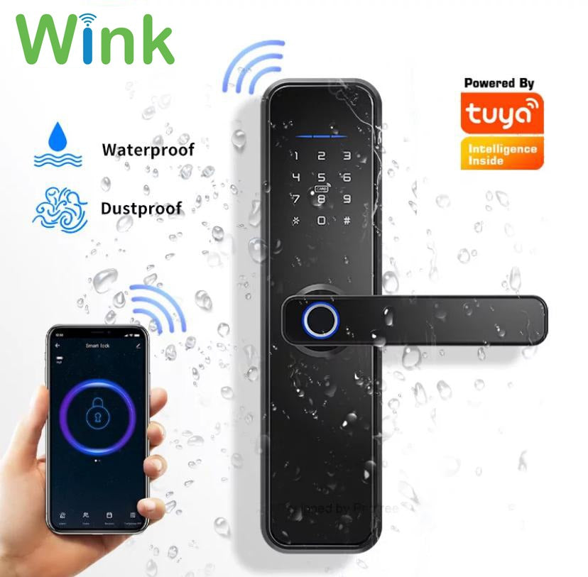 Wink Digital Keypad Lock, Keyless Code and App Entry Door Lock