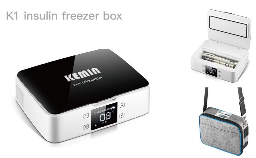 Glint K1 Insulin Cooler Box, Portable Temperature-Controlled Medication Cooler