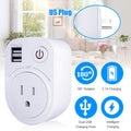 Wink UK Conversion Plug Adapter with Dual USB, Travel Charger Adapter