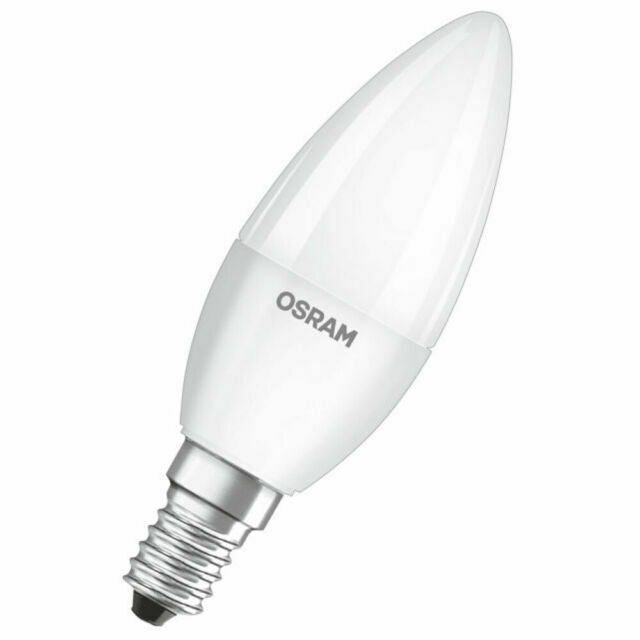 OSRAM LED Candle Bulb 5.7W E14, Warm White, Decorative Candle