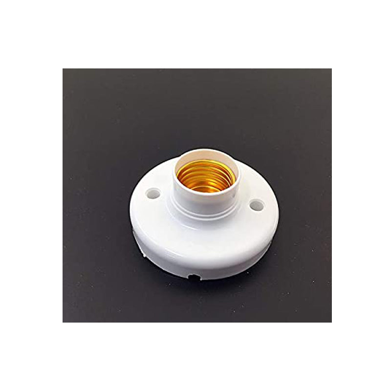 Ceramic Lamp Holder Socket, Heat-Resistant Screw Bulb Socket