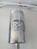 VS 37uF Capacitor VS40 400V Type B, Metal Aluminium Casing Run Capacitor