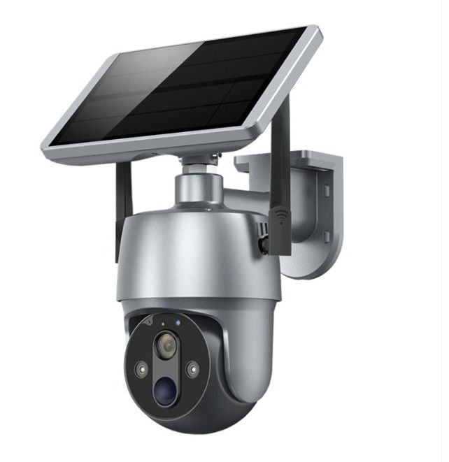 Vettam Solar CCTV WiFi Outdoor Security Camera, Solar-Powered Surveillance