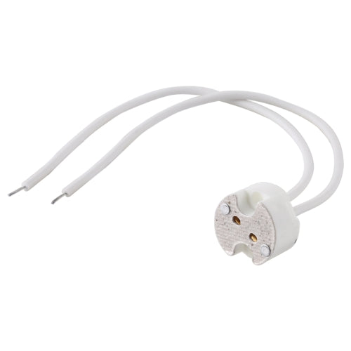 GgLED G5.3 Ceramic Socket with Silicone Cable 15cm, for MR16 Lamps