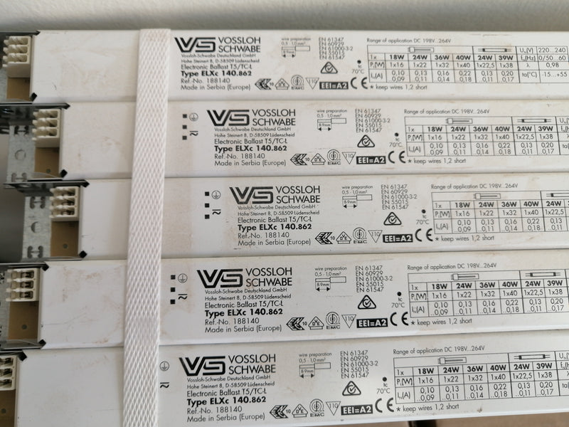 VS ELXc 140.862 Electronic Ballast T5 1x40W
