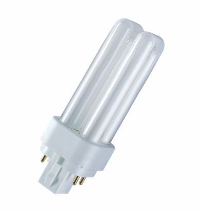 OSRAM DULUX D/E 26W 840 G24Q-3, Compact Fluorescent, 4000K Cool White, 4-Pin