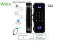 Wink Smart Glass Door Lock G02, Keyless Smart Lock for Glass Doors
