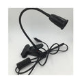 E27 Lamp Holder with EU Plug and 303 Inline Switch, Corded Bulb Socket