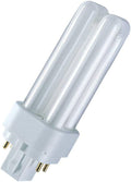 OSRAM DULUX D/E 18W 830 CFL, 3000K Warm White, G24q-2 4-Pin Plug-In
