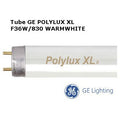 GE T8 Fluorescent Tube 36W 4ft (1200mm), 3000K warm white, G13
