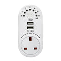 Wink Timer Socket Switch GEU74A-UK, Programmable Plug-In Countdown Timer