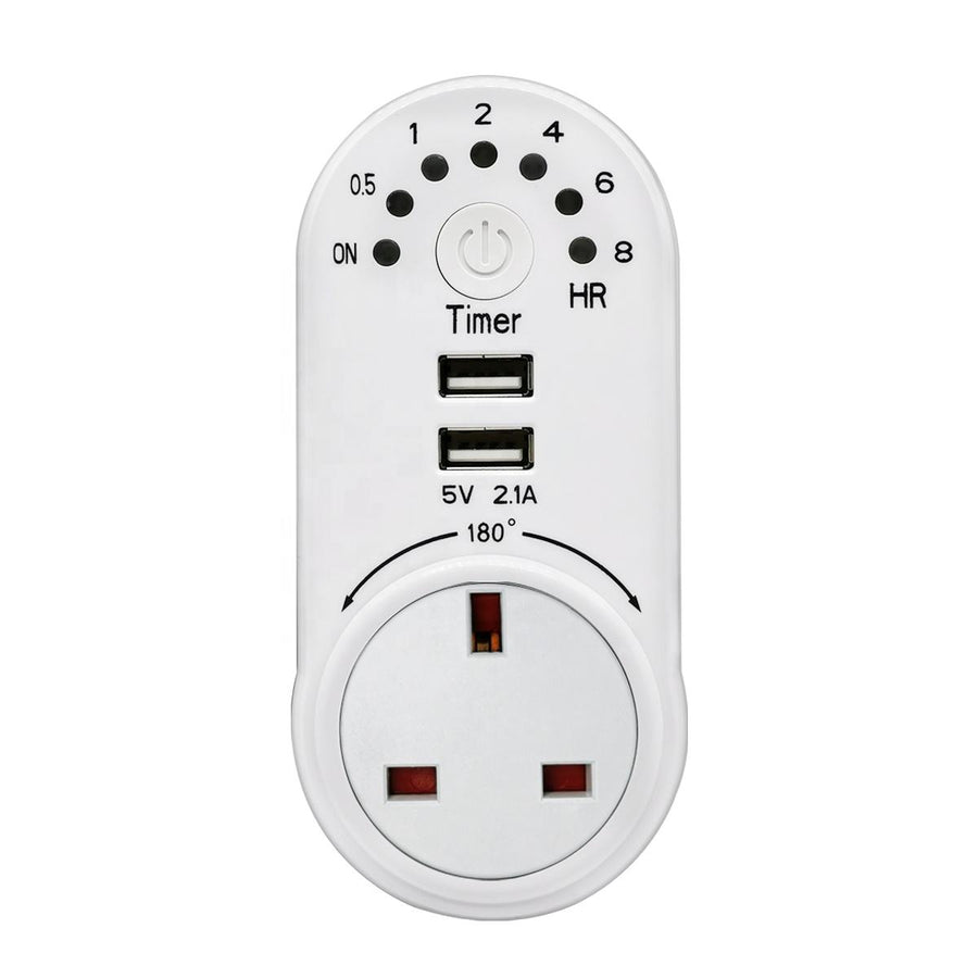 Wink Timer Socket Switch GEU74A-UK, Programmable Plug-In Countdown Timer