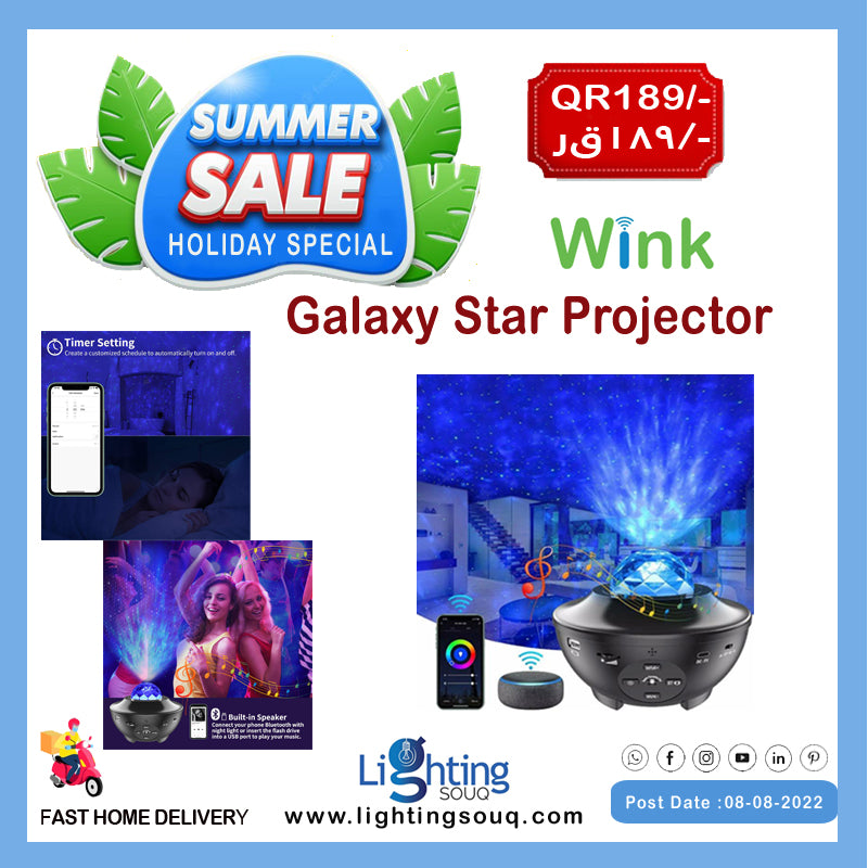 Wink Galaxy Star Projector