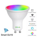 Wink WiFi Smart LED Bulb GU10 5W, RGB + Tunable White 3500K-5500K, 460lm, App and Voice Control