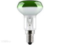 GE R63 Coloured Reflector Lamp 40W E27, Green, Decorative Spot