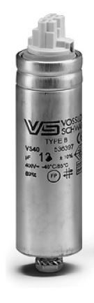 VS 12uF Capacitor 250V Type B, Metal Aluminium Casing Run Capacitor