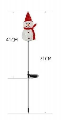 Wink Solar Rice Snowman Light