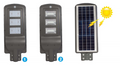 Solar LED Street Light, Pole-Mounted Off-Grid Outdoor Road Light