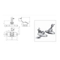 VS K12s-7 HID Lamp Holder for 2000W Lamps, Ceramic Double-Ended Holder