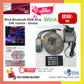 Wink Bluetooth RGB LED Strip with 24-Key Remote