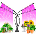 Glint LED Clip Grow Light 4 Head Red and Blue Spectrum