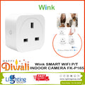 Wink UK WiFi Smart Plug Socket, App and Voice Controlled