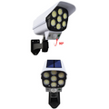 Vettam Solar Wall Light with Simulation Camera, 15W, 77 LEDs, Security Deterrent