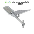 Vettam Solar Sensor Street Light 300W, Motion Sensor, Pole-Mounted Off-Grid Light