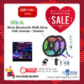 Wink RGB LED Strip with Bluetooth Controller