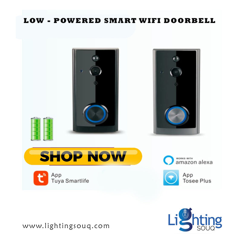 Wink Low-Powered Smart WiFi Video Doorbell, App Alerts and Two-Way Talk