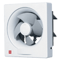 KDK 8 inch Square Wall Exhaust Fan 341 CFM Metal with Shutter 20ASB-S