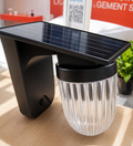 Vettam Solar Garden Wall Light, 27 High-Brightness LEDs, Automatic Outdoor Wall Light
