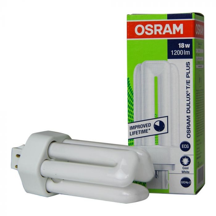 Osram DULUX T/E 18W 840 GX24q 4-Pin CFL Lamp