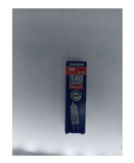 Tungsram Halogen Capsule 10W 12V G4, 140lm, 2000hrs, Low-Voltage Warm White