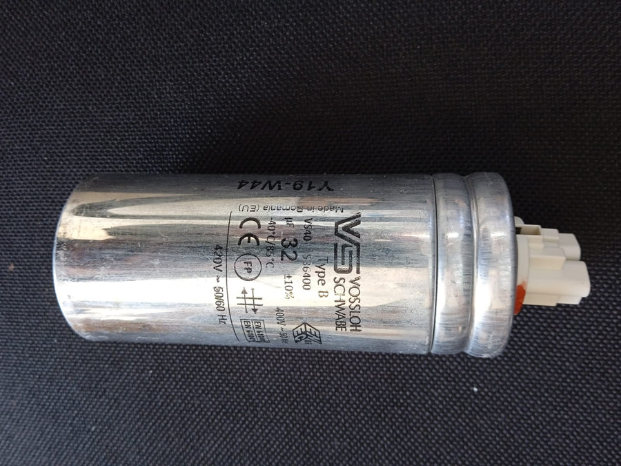 VS 32uF Capacitor VS40 420V Type B, Metal Aluminium Casing Run Capacitor