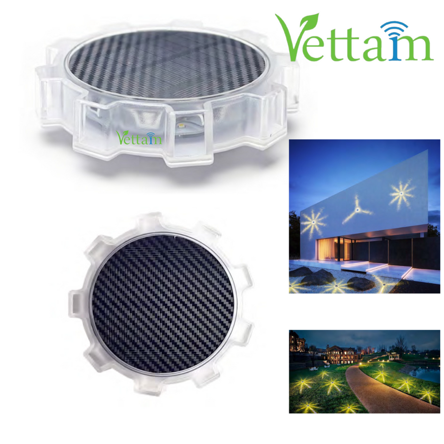 Vettam Solar Wall Top and Garden LED Light