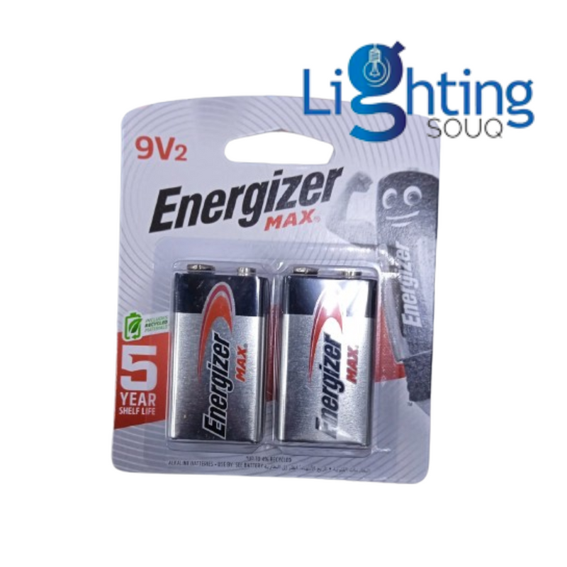 Energizer Max 9V Battery (2 Pack)