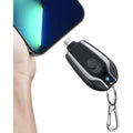 GIAX Emergency Keychain Power Bank, Compact Portable Phone Charger