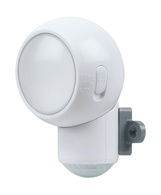 LEDVANCE SPYLUX LED Sensor Light, White, Battery Powered, Motion Sensor, Magnetic Mount