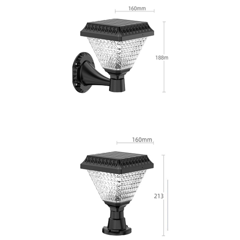 Vettam 4.8W LED Solar Garden Light