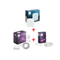 Philips Hue Bridge with Lightstrip Plus V4 2M Base Kit, White and Colour Ambiance, Zigbee