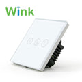 Wink Neutral WiFi Dimmer Switch 3 Gang 500W, White, App and Voice Control
