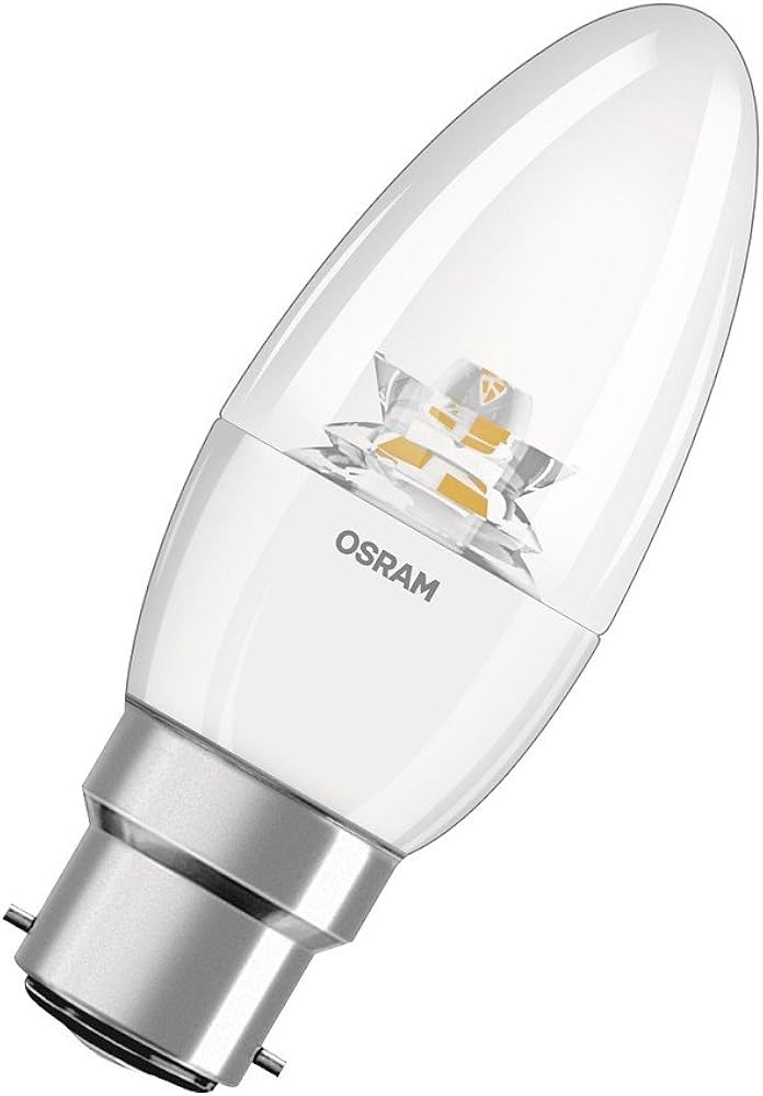 OSRAM LED Superstar Classic B40 6W 827 E14, 2700K Warm White, Dimmable, 220-240V