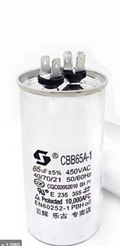 Giax Capacitor Metal Aluminium CBB24 65uF 250V Run Capacitor