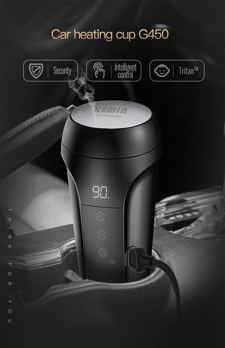 Glint G450 Car Heating Cup, 12V Travel Mug Warmer